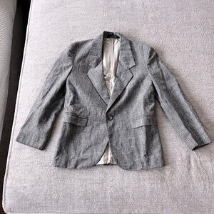 Christian Dior Plaid Jeunne Homme Sportif Blazer Size XS Paris Old Money